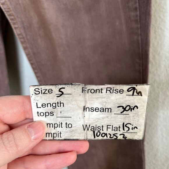 Vintage Y2k Mossimo Grunge Bootcut Faded Brown Denim Jeans Size 5 - Picture 10 of 10